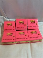 6  packs of pop up post it’s