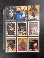 Lot basketball cards