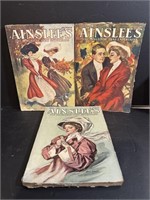 3 - Ainslees Magazines Oct., Nov., Dec. 1907