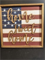 Home Sweet Home Sign 15" x 15"