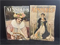 Two Ainslees Magazines June & July 1907