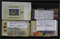 Worldwide Stamps on cards, small but interesting g