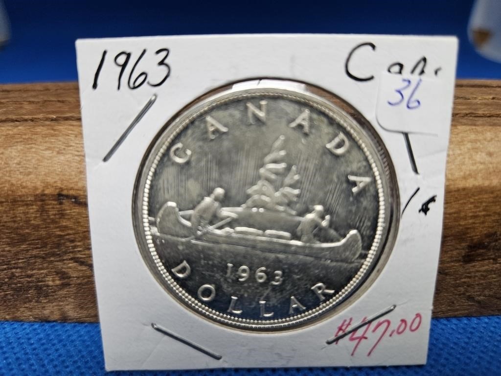 1963 CANADIAN SILVER DOLLAR