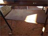 Metal Shelving Table
