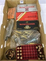 Group of Ammo Including Full Box of 225 Win,