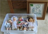 5 Dolls. 12" Betsy Wetsy Doll Drinks Ideal 1959 -