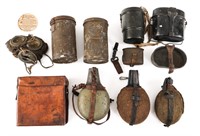 WWI - WWII GERMAN ARMY CANTEEN & FIELD GEAR LOT