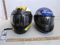 2 Snowmobile Helmets - Polaris & Z1R