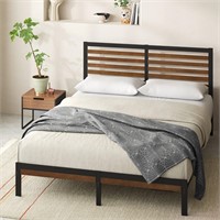 Zinus Kai Bamboo & Metal Bed Frame  King