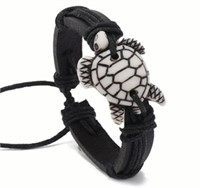 Turtle Leather Bracelet men or women