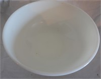 10 1/2 white vintage mixing bowl