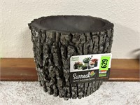 Tree Trunk Planter