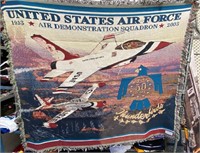W - US AIR FORCE THROW BLANKET (Q163)