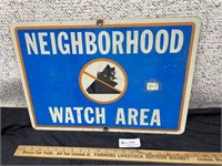 Neighborhood Watch Area Sign