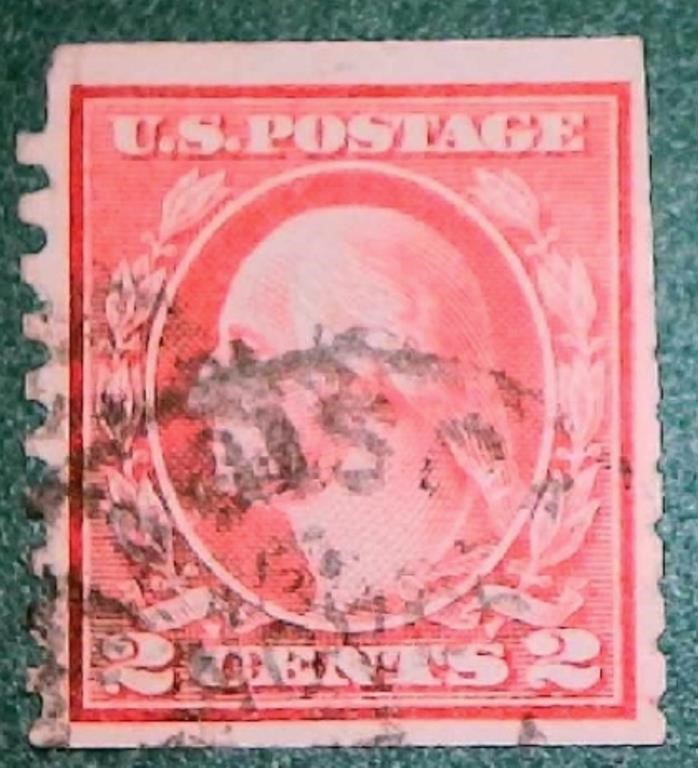 USA #444 Coil Stamp Washington Coil