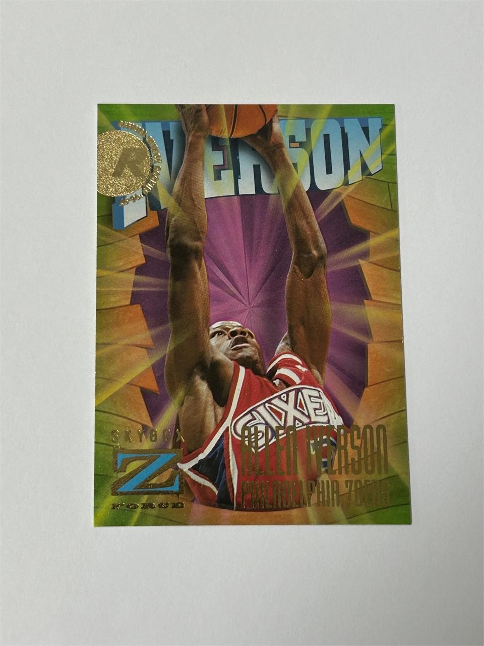 1996 SkyBox Z-Force Allen Iverson Rookie Card