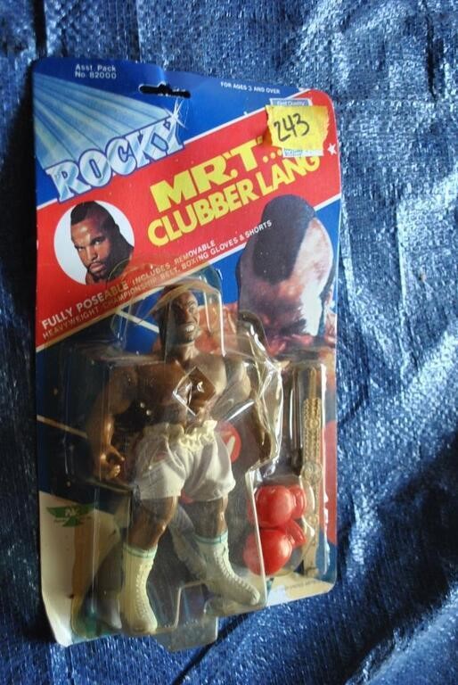 1983 Rocky Mr.T Clubber lang new in box