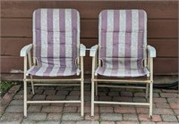 TWO LAWN CHAIRS