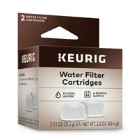 $9  Keurig Water Filter Cartridge Refills 2pk