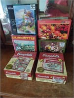 Unopened jigsaw puzzles