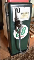 Small Bennett Gas Pump, B/A 88 Diesel, 16" x 11"