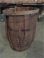 Primitive Wooden Barrel