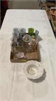 Cups, candle holders, bowl
