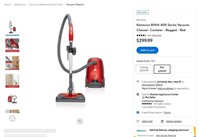 B1068 Canister Vacuum Cleaner Red