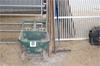 Small Cart with Broom & Tamping Bars