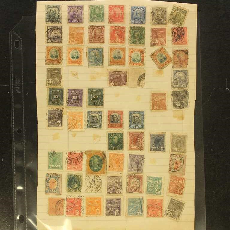 Brazil Stamps, Used early stamps