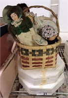 COLLECTOR PLATES, AMERICAN BASKET, DOLLS