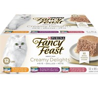 NEW Fancy Feast Creamy Delights Variety (12 Pack)