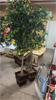 2ct Attractive Faux Trees w/Pots