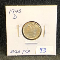 1943D Mercury Dime