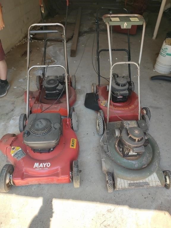 4 Push Mowers