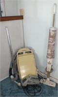 TWO VINTAGE VACUUM CLEANERS