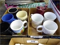2 boxes mugs/cups