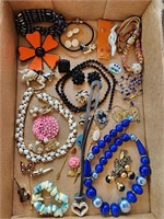 Cute and colorful vintage costume jewelry lot