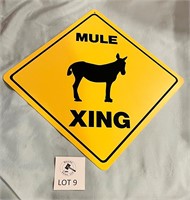 Mule Xing Sign