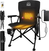 Heated Camping Chair with Battery  Outdoor Use