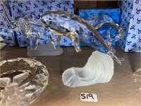 SWAROVSKI Crystal Dolphin Art Glass Figurine