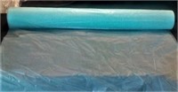 Roll of Aqua Nylon fabric