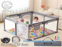 50" x 50" x 27" Joypony Extra Large Baby Playpen -