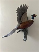 Hanging pheasant flying sculpture 609/5000