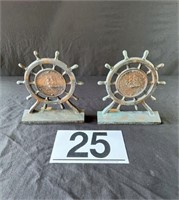 [N] Pair of Old Ironsides Bookends