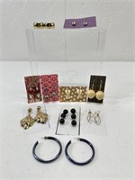 10 Pairs of Earrings - Vintage and Newer -