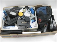 Lot Of Asst'd. Camera Accessories & Camera