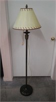 floor lamp with trees on shade