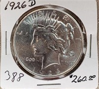 1926D  Peace Dollar