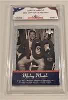 2001 Upper Deck Pinstripe Mickey Mantle Card